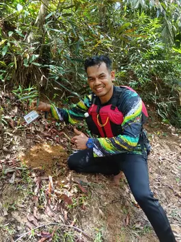 Team planting trees for ESG at Sungai Berang